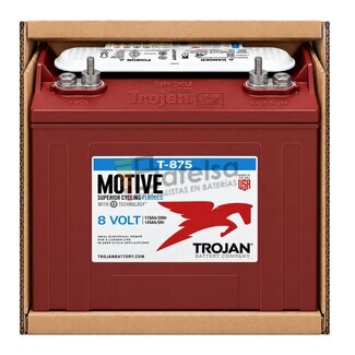 Bater�a TROJAN T-875 | 8 Voltios 189 Amperios